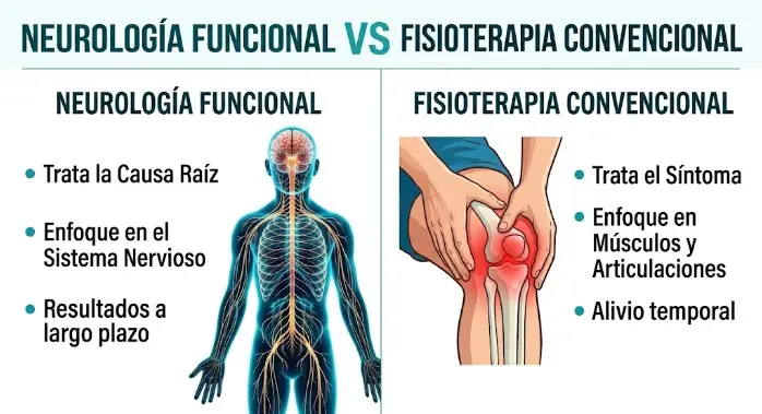 Diferencias entre la fisioterapia convencional y la neurología funcional