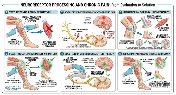 Cómo procesa el cerebro los neuroreceptores y el dolor crónico