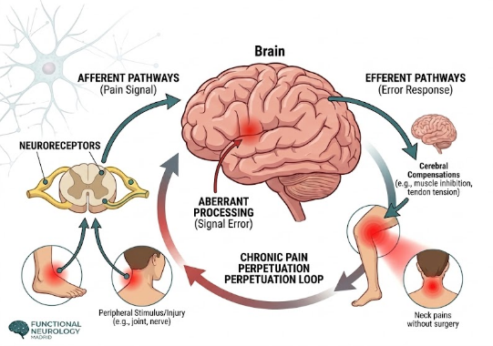 Cómo procesa el cerebro el dolor cónico