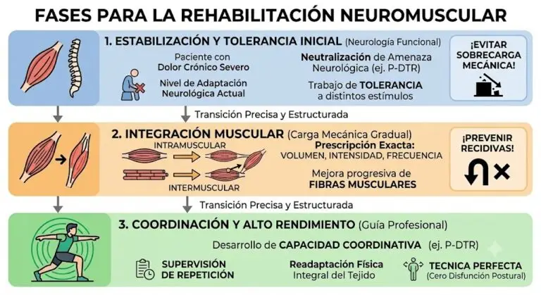 Pasos para rehabilitar a nivel neuromusclar