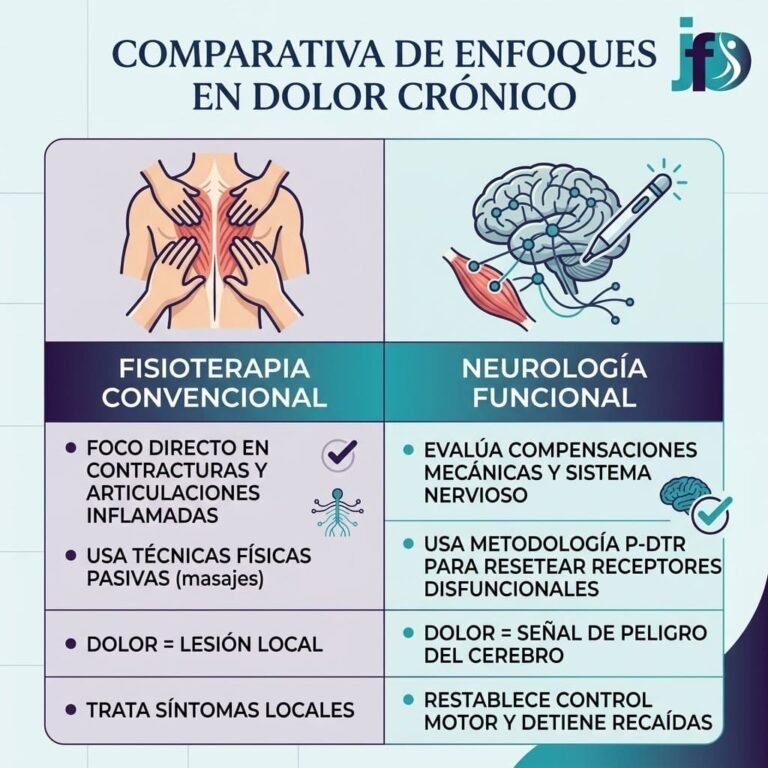 Diferencias entre la fisioterapia convencional y la neurología funcional