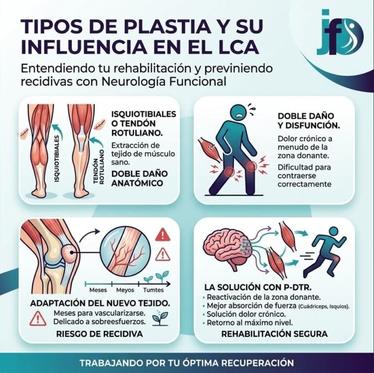 Tipos de plastia disponibles para una operación de LCA