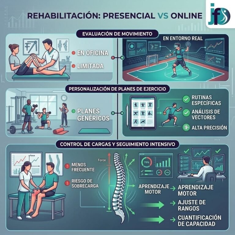 Pros y contras de la rehabilitación presencial frente a la rehabilitación online